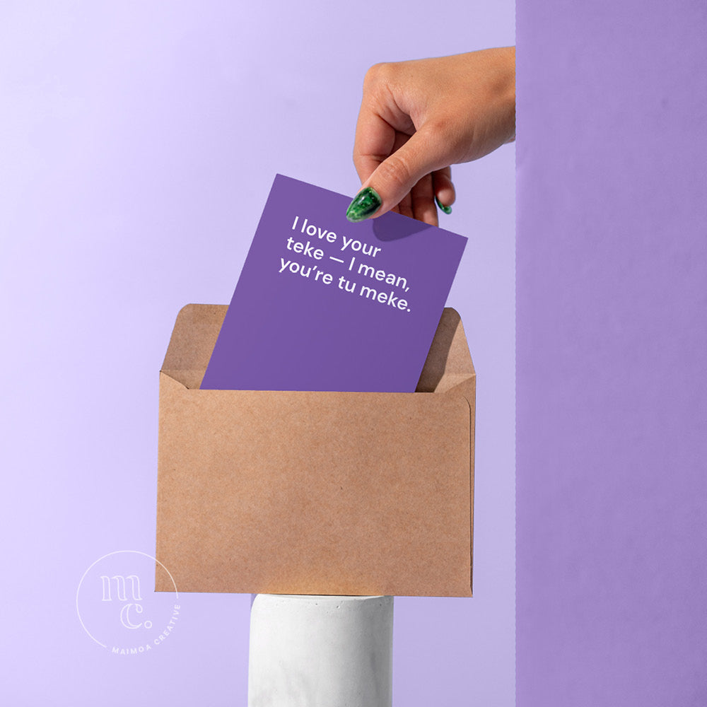 R18 Reo Māori Greeting Card Collection