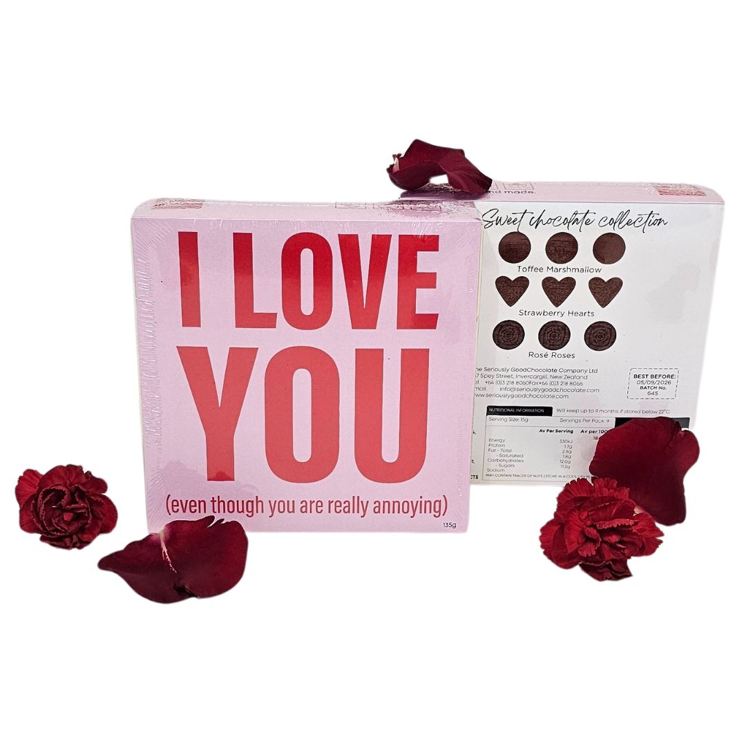 'I Love You, Even though you are annoying' – 9-Piece Artisan Chocolate Box