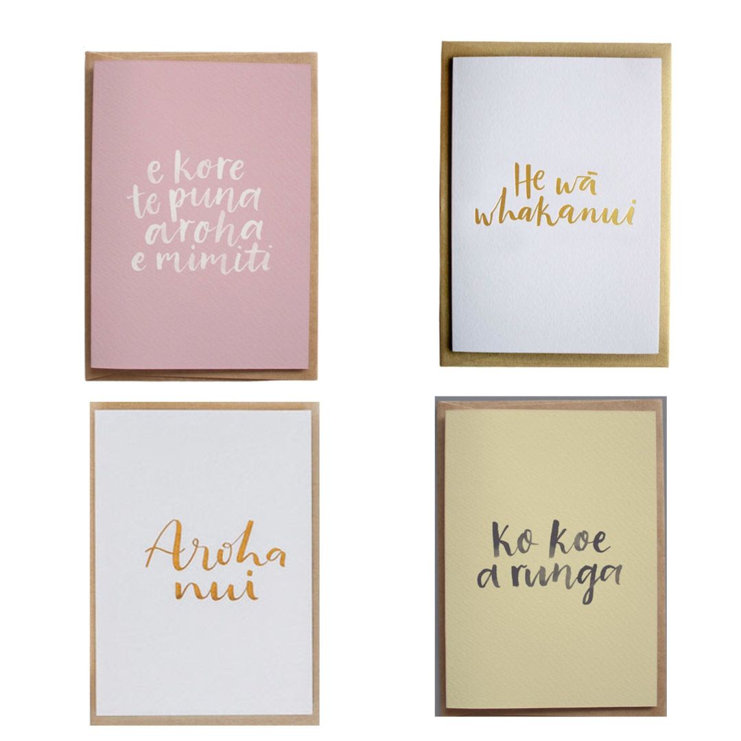 Te Reo Māori Valentine's Cards