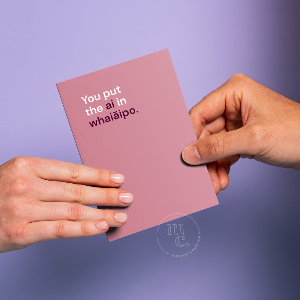 R18 Reo Māori Greeting Card Collection